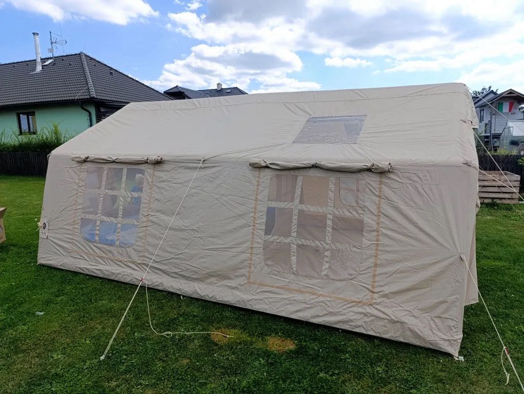 Luxury Inflatable Two Room Glamping Tent – Family Size