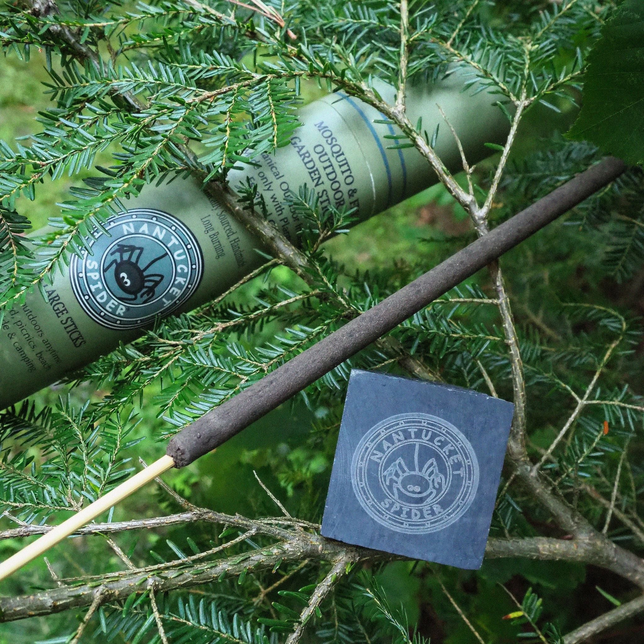 Bundle & Save 15%: Incense Holder + Mosquito & Fly Repelling Outdoor Garden Incense Sticks